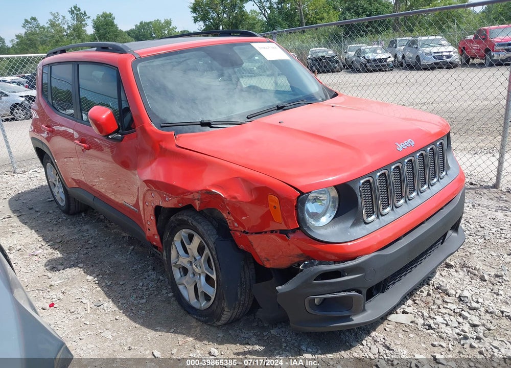 2015 JEEP RENEGADE LATITUDE VIN: ZACCJABT1FPC09029
