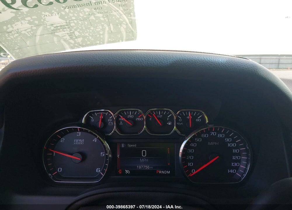 2015 GMC YUKON SLT VIN: 1GKS2BKCXFR197841