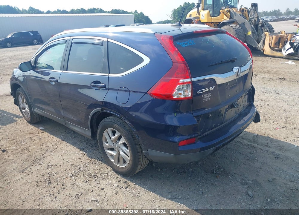 2015 HONDA CR-V EX-L VIN: 2HKRM3H75FH509642