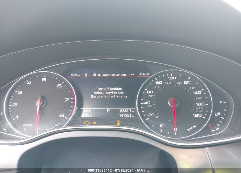 2016 AUDI A6 3.0T PREMIUM PLUS VIN: WAUHGAFC1GN016255