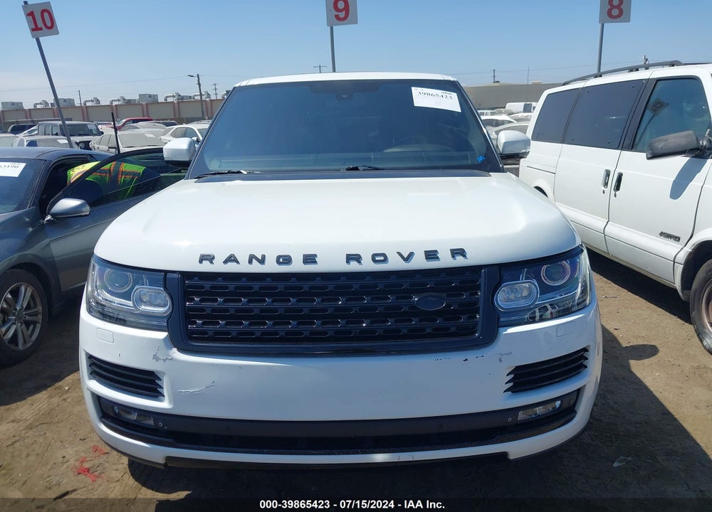 2014 LAND ROVER RANGE ROVER 3.0L V6 SUPERCHARGED HSE VIN: SALGS2VF9EA125056