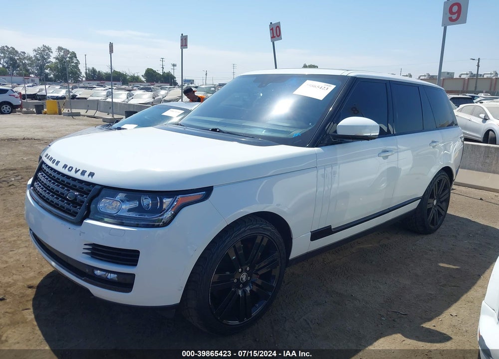 2014 LAND ROVER RANGE ROVER 3.0L V6 SUPERCHARGED HSE VIN: SALGS2VF9EA125056