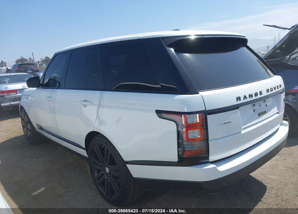 2014 LAND ROVER RANGE ROVER 3.0L V6 SUPERCHARGED HSE VIN: SALGS2VF9EA125056