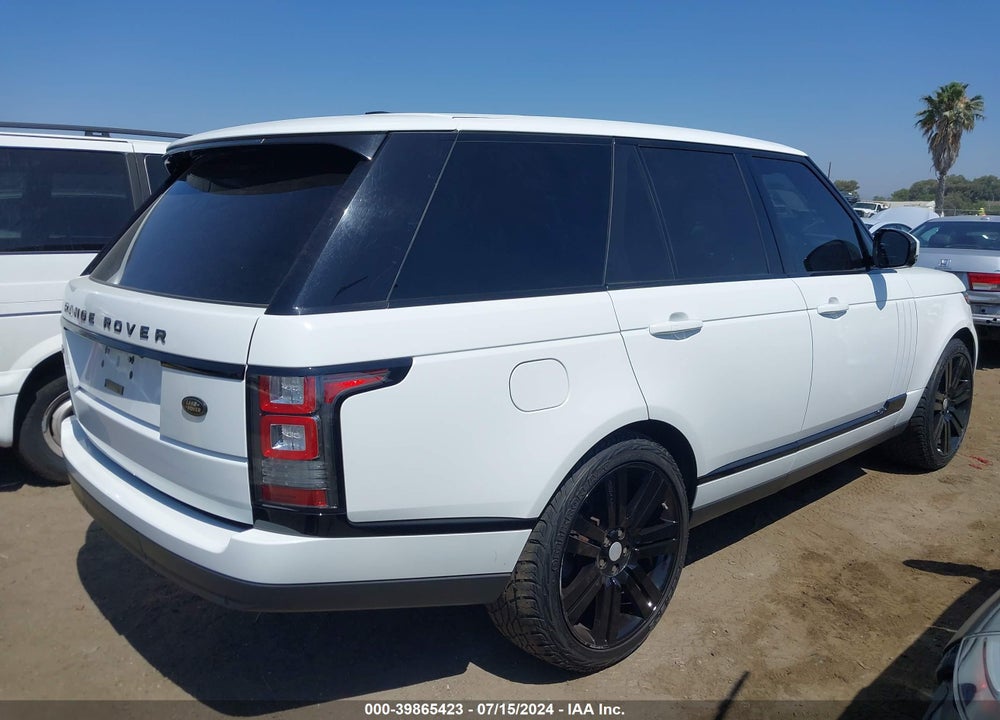 2014 LAND ROVER RANGE ROVER 3.0L V6 SUPERCHARGED HSE VIN: SALGS2VF9EA125056