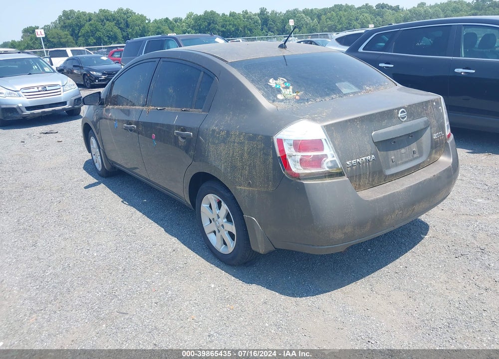 2007 NISSAN SENTRA 2.0SL VIN: 3N1AB61E97L618364