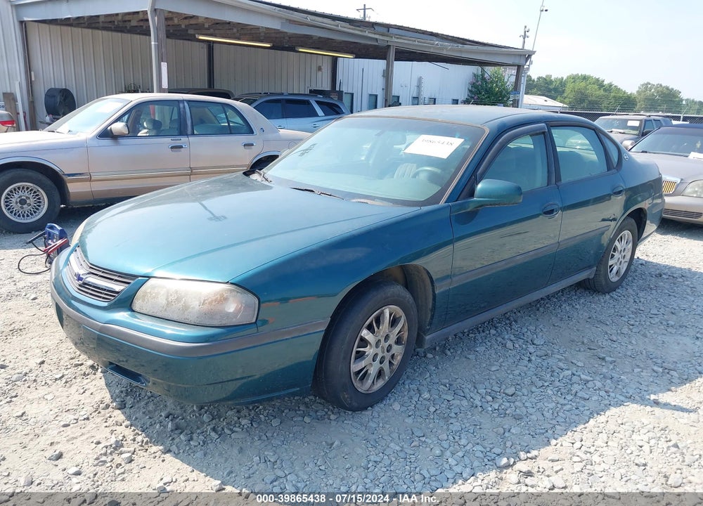 2000 CHEVROLET IMPALA VIN: 2G1WF55E9Y9139516