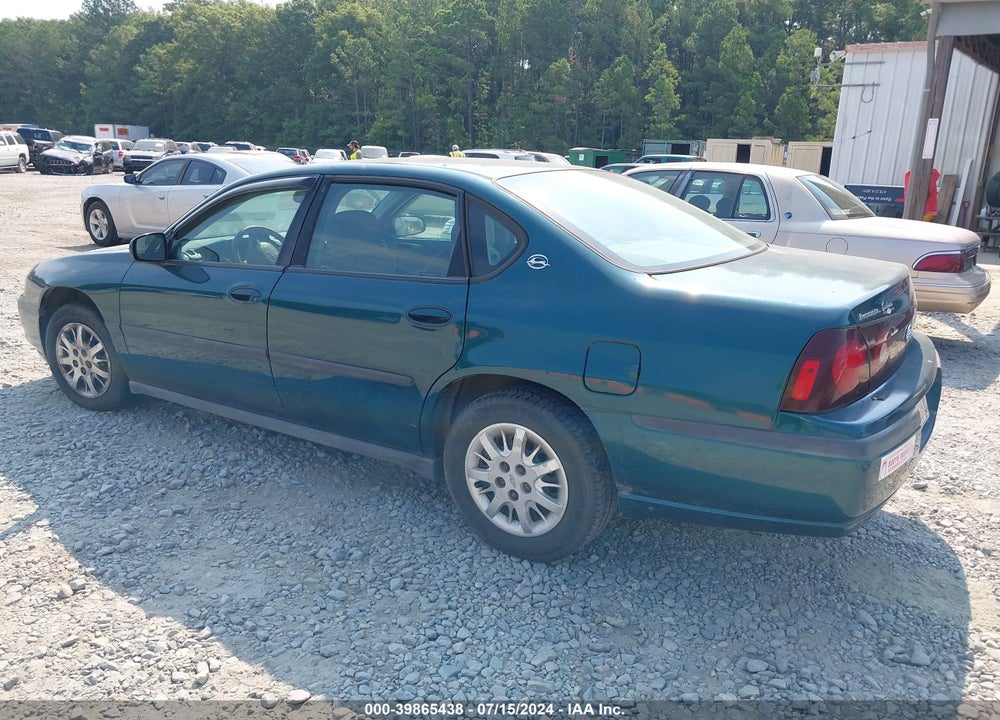 2000 CHEVROLET IMPALA VIN: 2G1WF55E9Y9139516