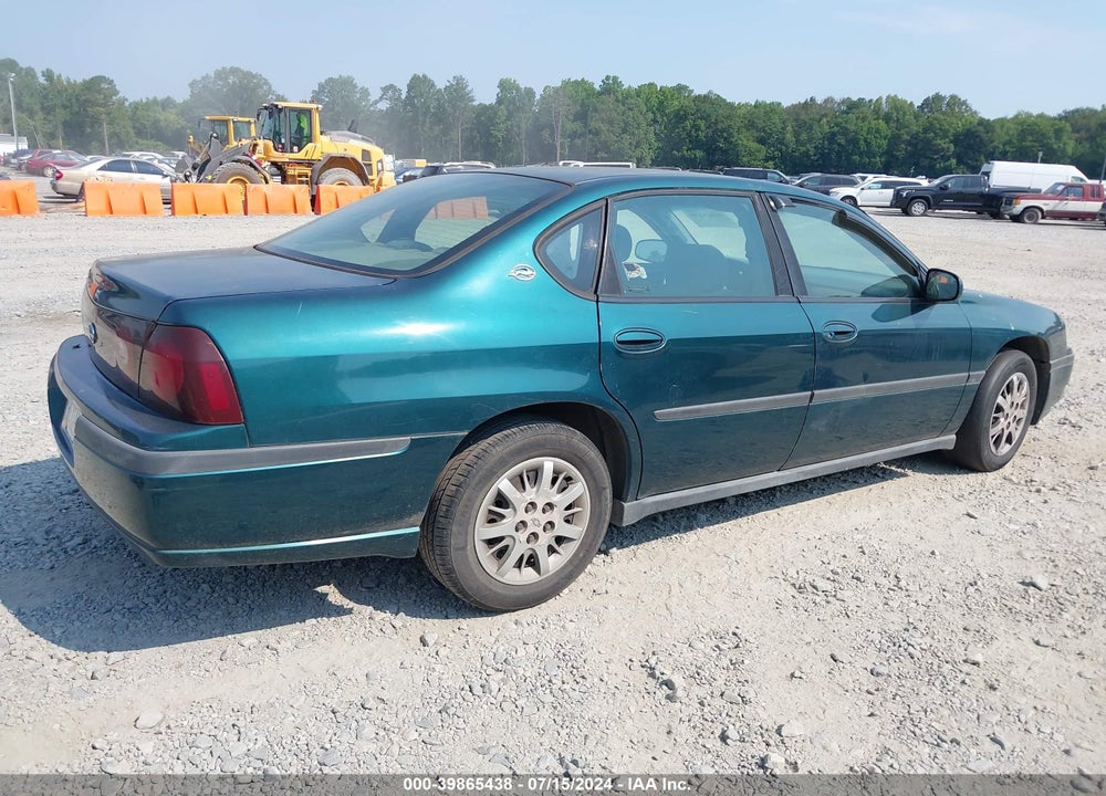 2000 CHEVROLET IMPALA VIN: 2G1WF55E9Y9139516