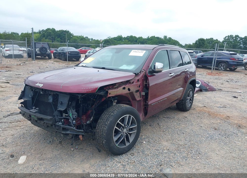 2017 JEEP GRAND CHEROKEE LIMITED 4X4 VIN: 1C4RJFBG2HC948329