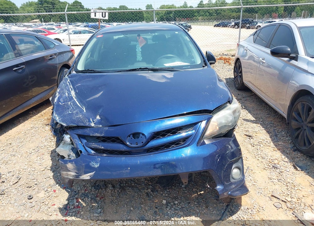 2013 TOYOTA COROLLA S VIN: 5YFBU4EE3DP186928