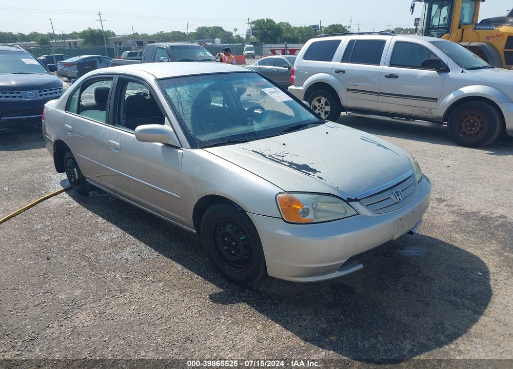 2003 HONDA CIVIC LX VIN: 1HGES16683L023256