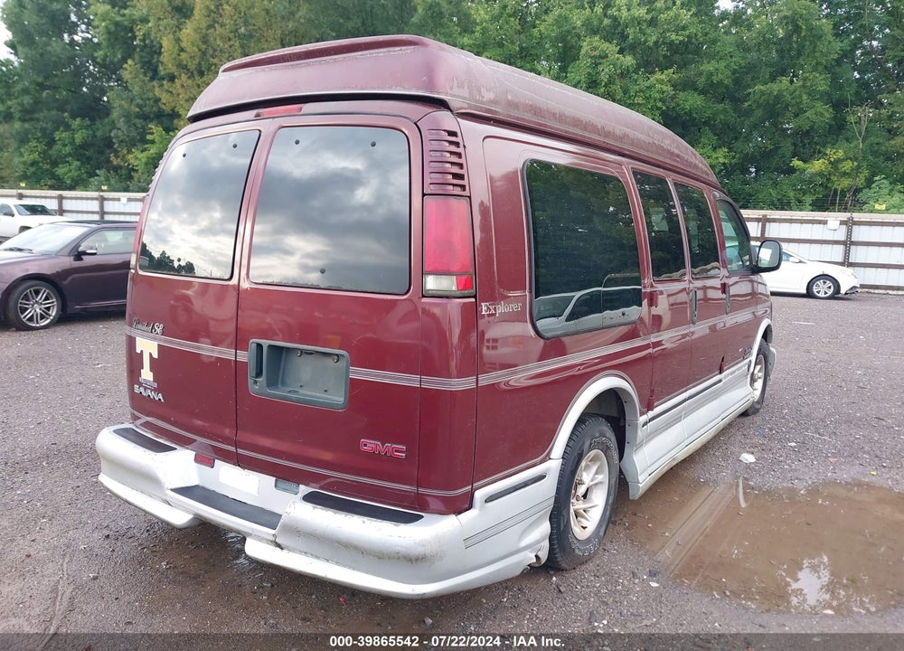 2000 GMC SAVANA RV VIN: 1GDFG15R0Y1110017
