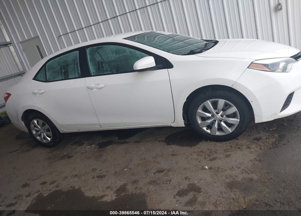 2014 TOYOTA COROLLA LE VIN: 5YFBURHE7EP091816