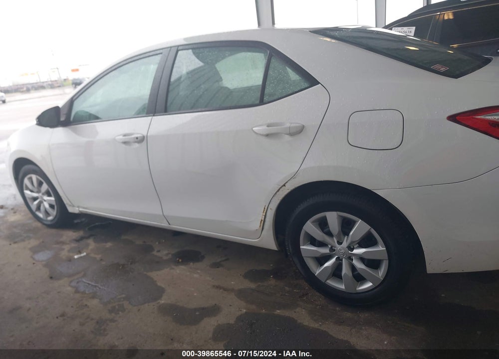 2014 TOYOTA COROLLA LE VIN: 5YFBURHE7EP091816