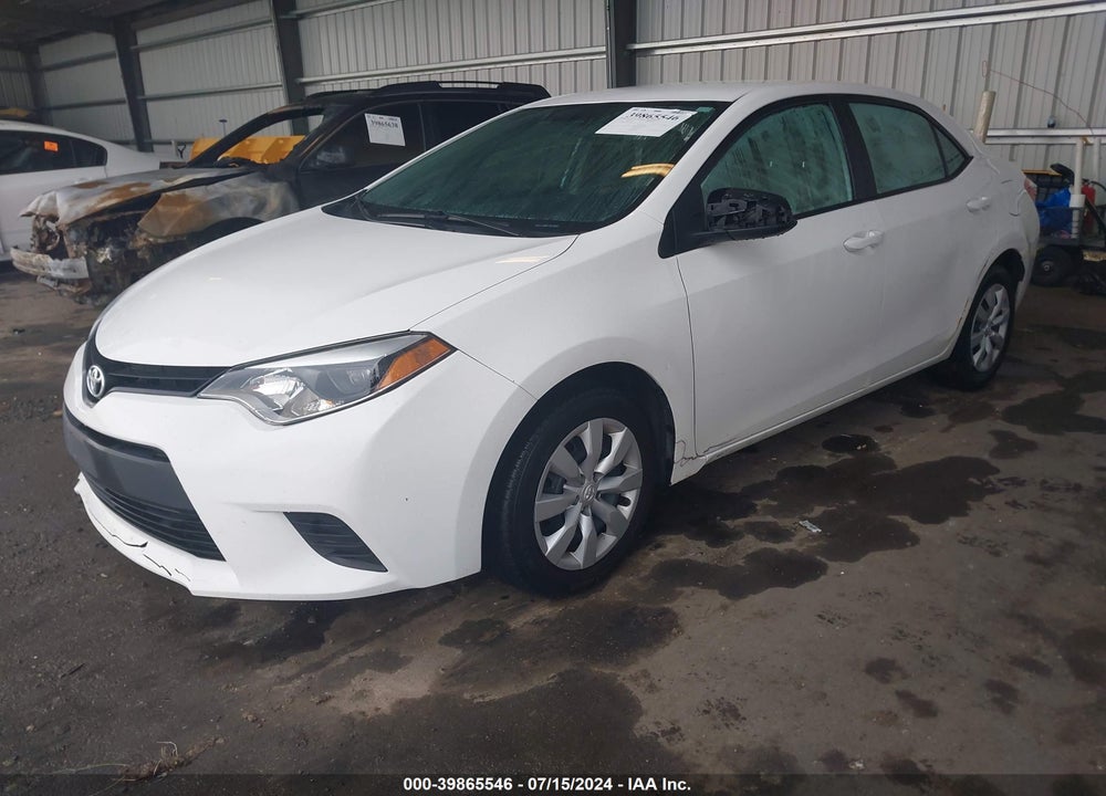 2014 TOYOTA COROLLA LE VIN: 5YFBURHE7EP091816