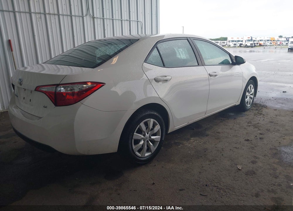 2014 TOYOTA COROLLA LE VIN: 5YFBURHE7EP091816