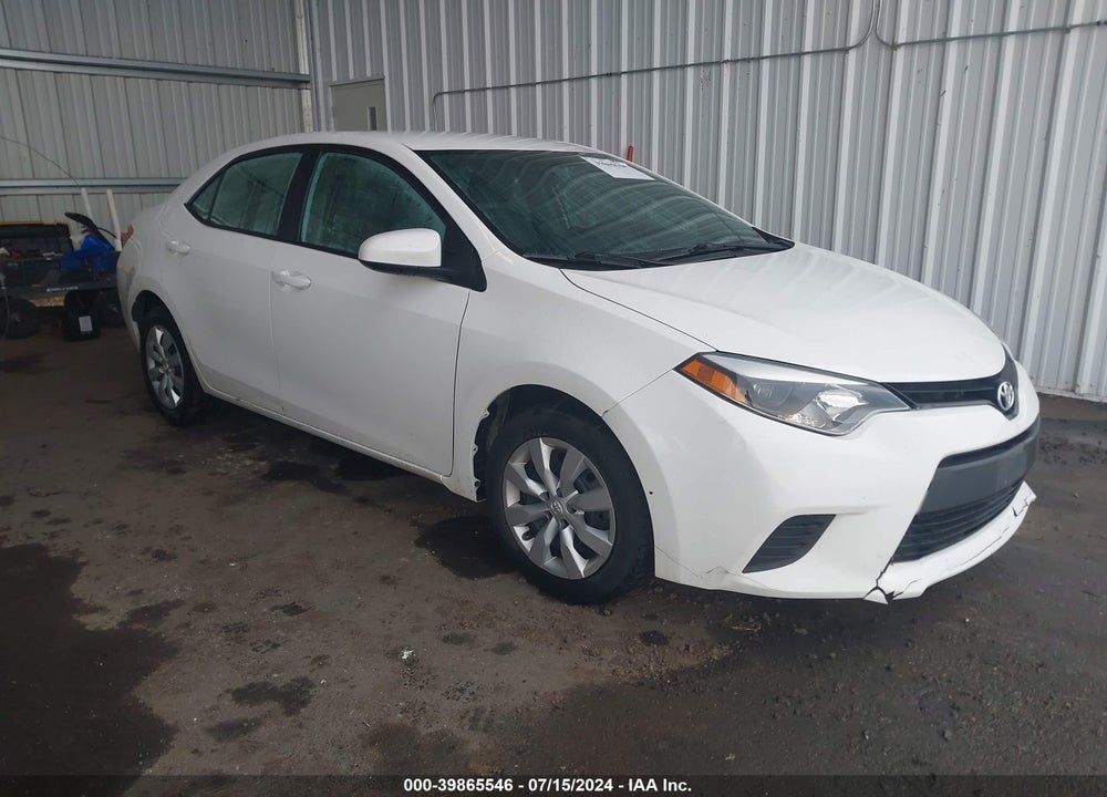 2014 TOYOTA COROLLA LE VIN: 5YFBURHE7EP091816