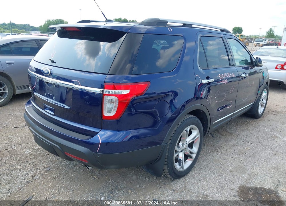 2011 FORD EXPLORER LIMITED VIN: 1FMHK7F89BGA57886