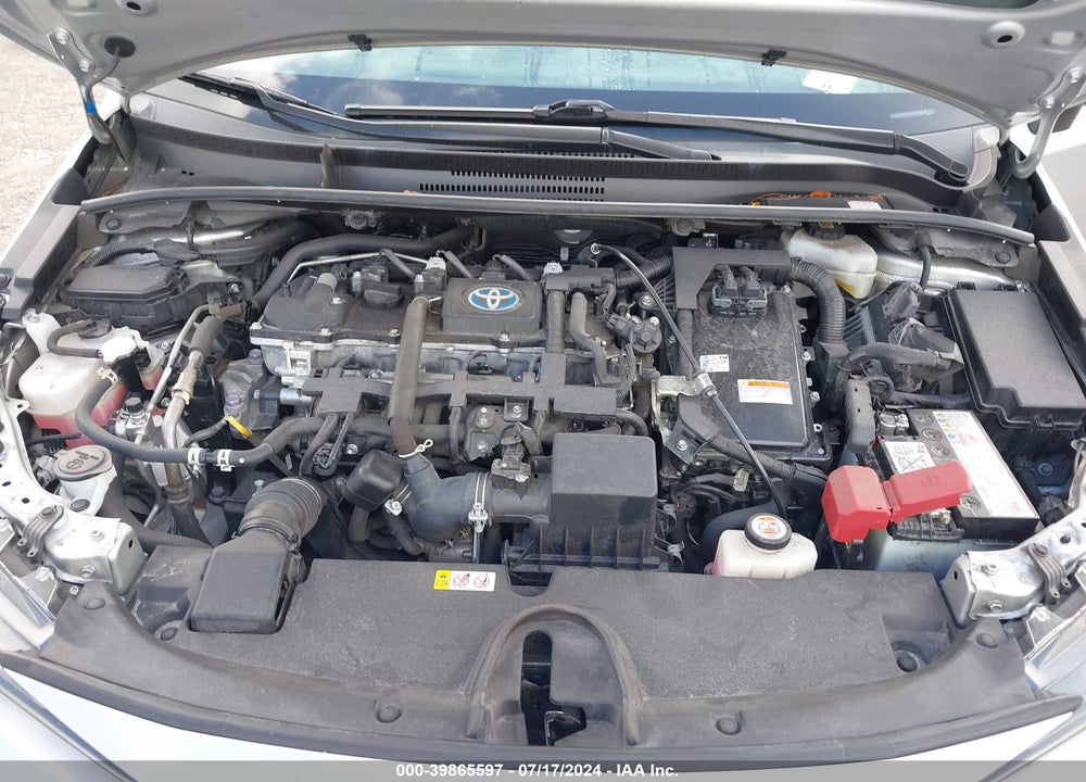 2021 TOYOTA COROLLA HYBRID LE VIN: JTDEAMDE2MJ032531