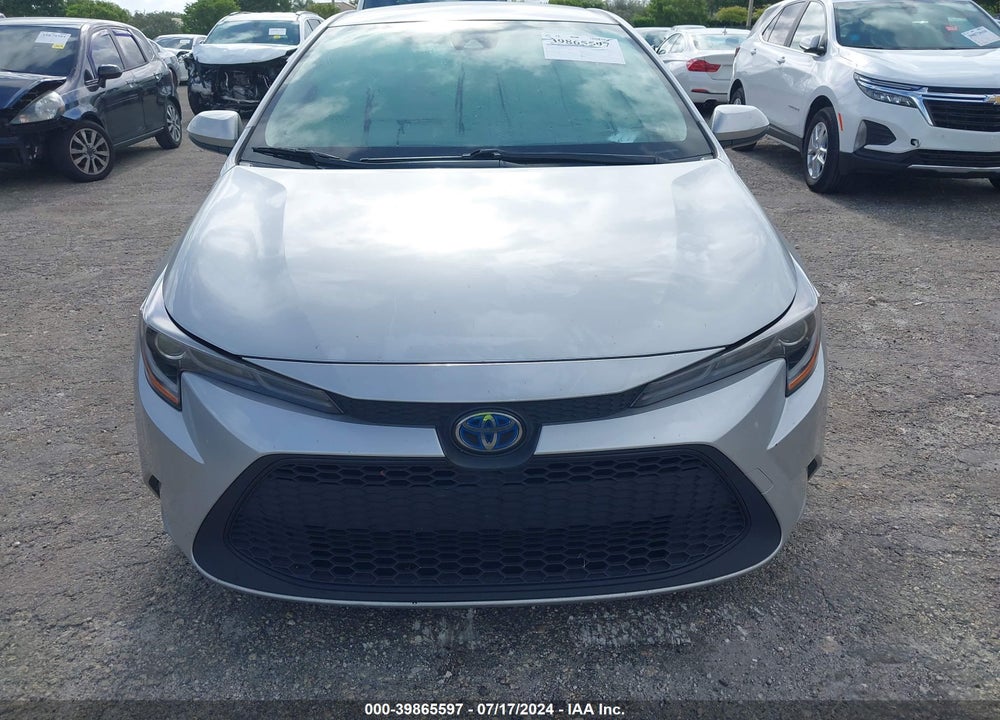 2021 TOYOTA COROLLA HYBRID LE VIN: JTDEAMDE2MJ032531
