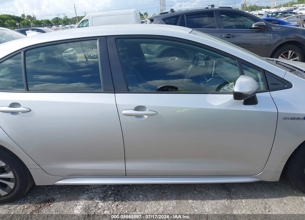 2021 TOYOTA COROLLA HYBRID LE VIN: JTDEAMDE2MJ032531