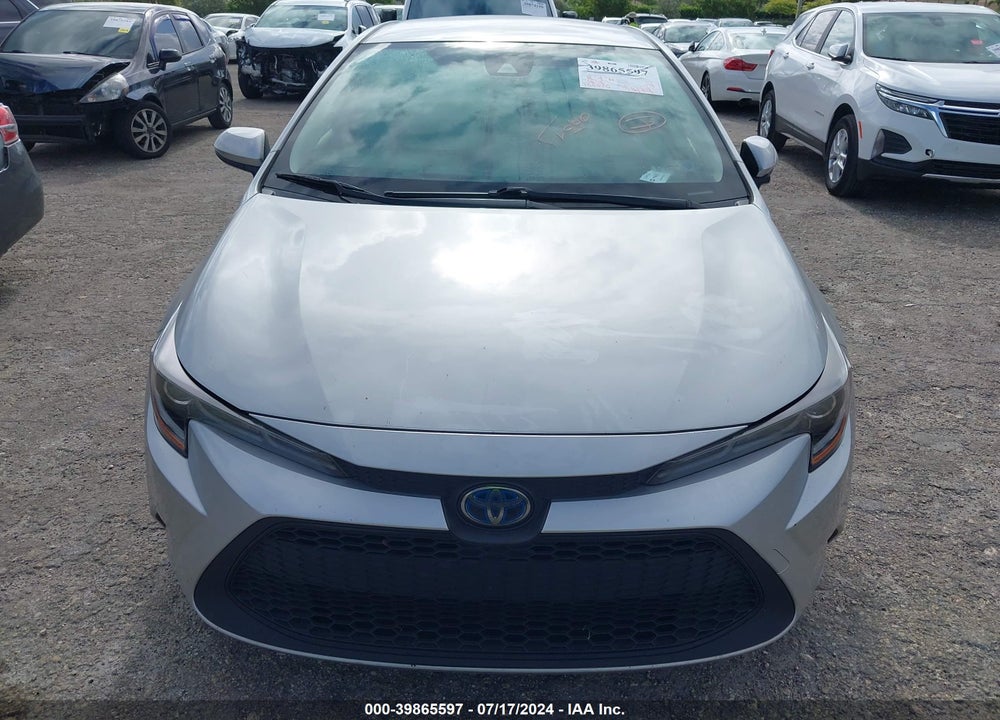 2021 TOYOTA COROLLA HYBRID LE VIN: JTDEAMDE2MJ032531