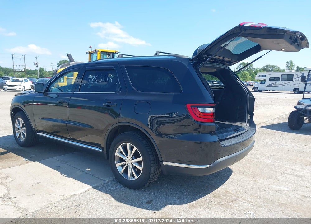 2015 DODGE DURANGO LIMITED VIN: 1C4RDJDG0FC789296