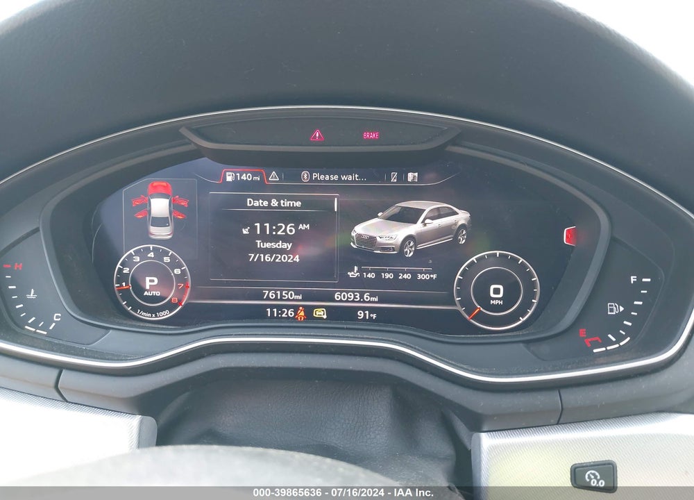 2018 AUDI A4 2.0T PREMIUM/2.0T TECH PREMIUM VIN: WAUENAF43JA054618
