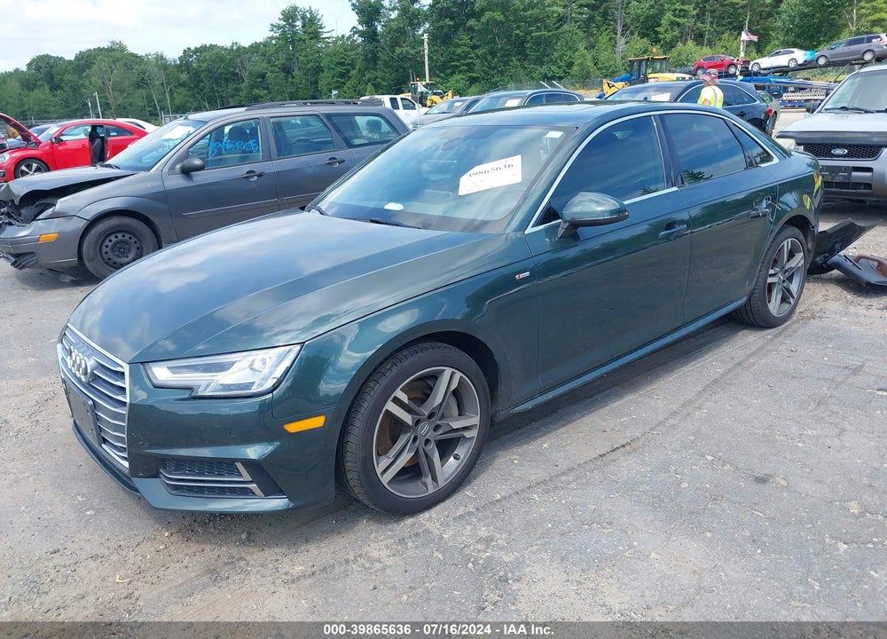 2018 AUDI A4 2.0T PREMIUM/2.0T TECH PREMIUM VIN: WAUENAF43JA054618