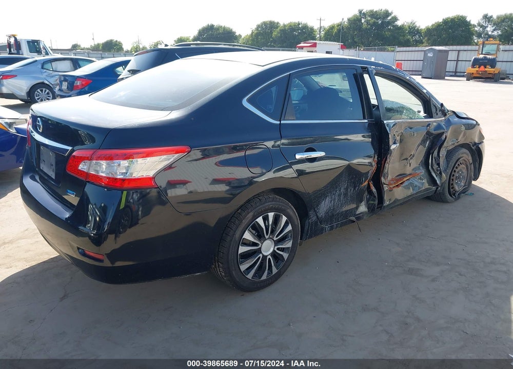 2013 NISSAN SENTRA S VIN: 3N1AB7AP2DL775737