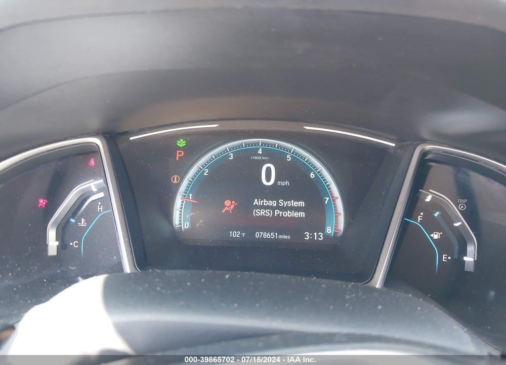 2017 HONDA CIVIC EX VIN: 19XFC2F7XHE233453