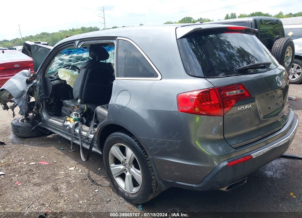 2011 ACURA MDX VIN: 2HNYD2H29BH531554