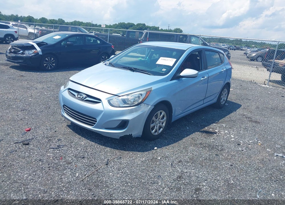 2013 HYUNDAI ACCENT GS VIN: KMHCT5AE0DU098503