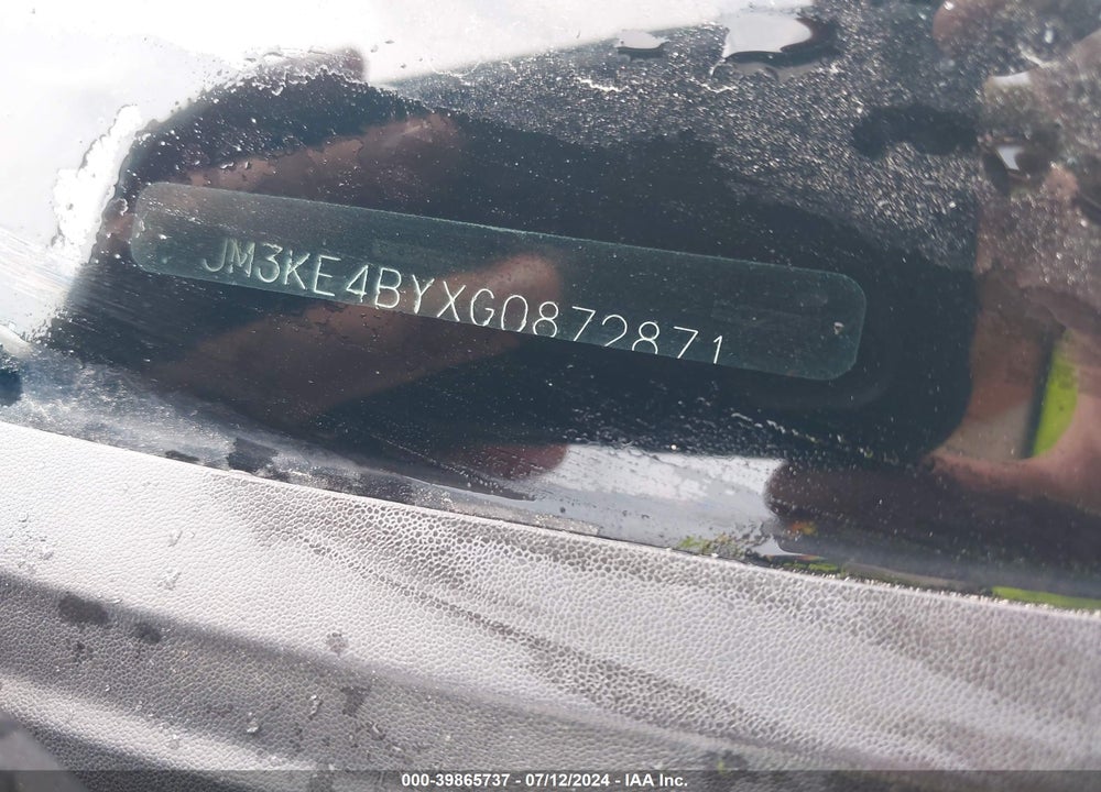 2016 MAZDA CX-5 VIN: JM3KE4BYXG0872871