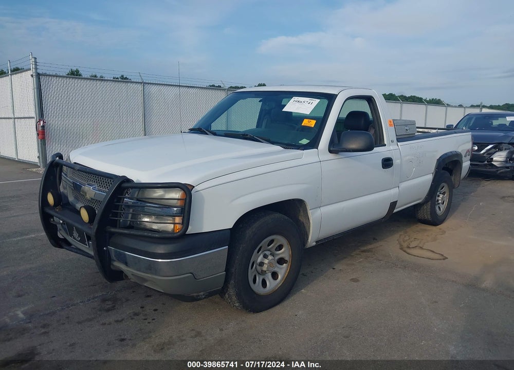 2005 CHEVROLET SILVERADO 1500 WORK TRUCK VIN: 1GCEK14T55Z105968