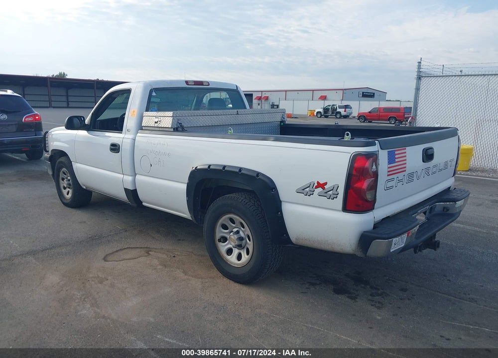 2005 CHEVROLET SILVERADO 1500 WORK TRUCK VIN: 1GCEK14T55Z105968