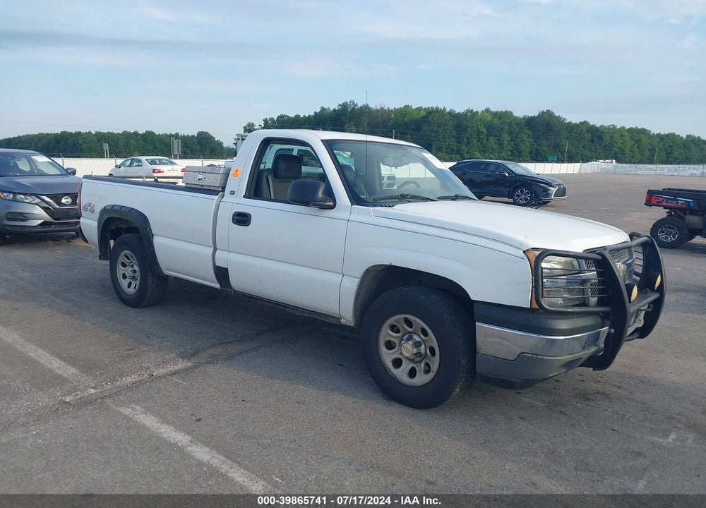2005 CHEVROLET SILVERADO 1500 WORK TRUCK VIN: 1GCEK14T55Z105968