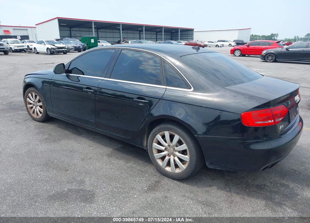 2009 AUDI A4 2.0T PREMIUM VIN: WAUCF78K19N050560