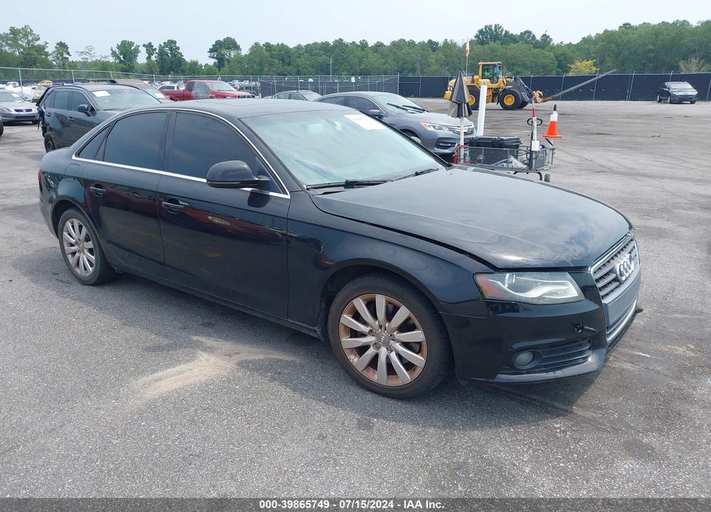 2009 AUDI A4 2.0T PREMIUM VIN: WAUCF78K19N050560