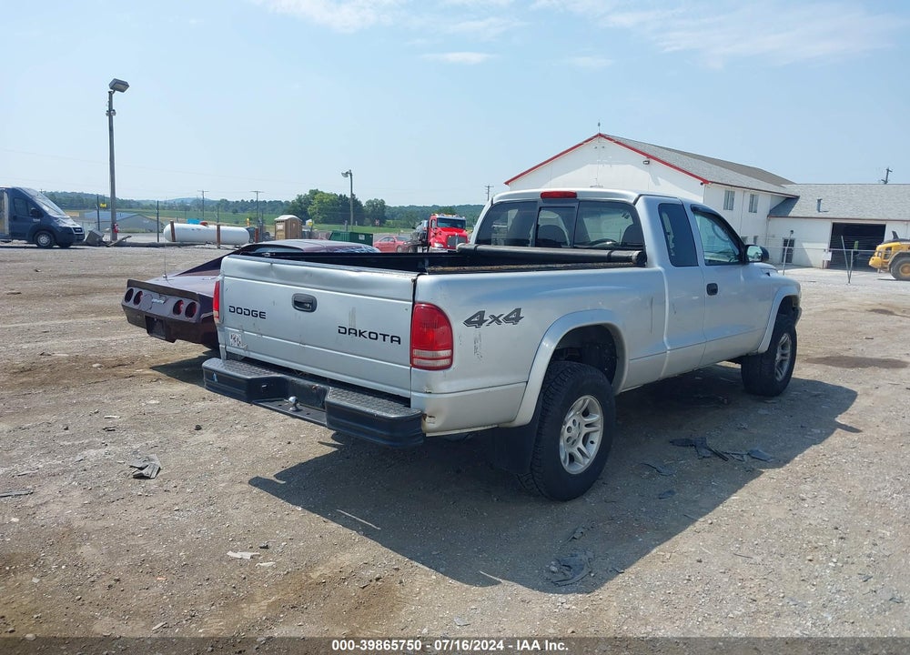 2004 DODGE DAKOTA VIN: 1D7HG12K74S649541