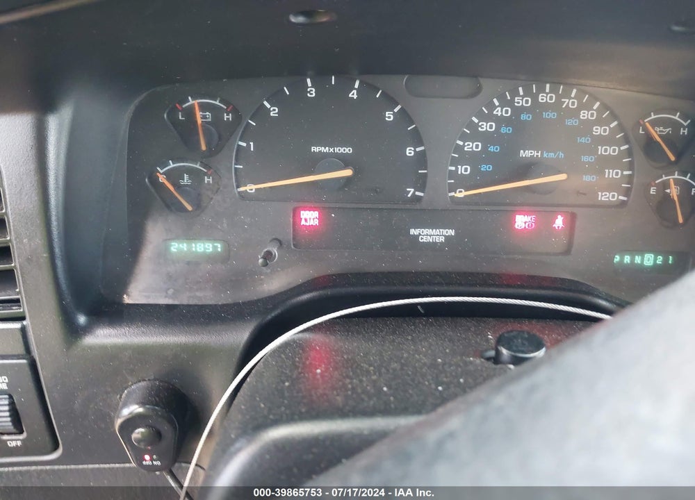 2001 DODGE DAKOTA VIN: 1B7GL2AX91S101637