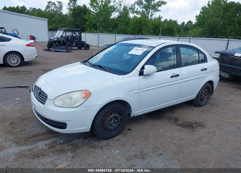 2009 HYUNDAI ACCENT GLS VIN: KMHCN46C19U293870