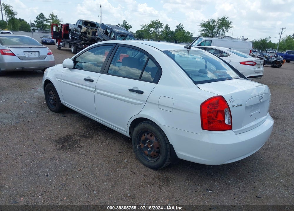 2009 HYUNDAI ACCENT GLS VIN: KMHCN46C19U293870