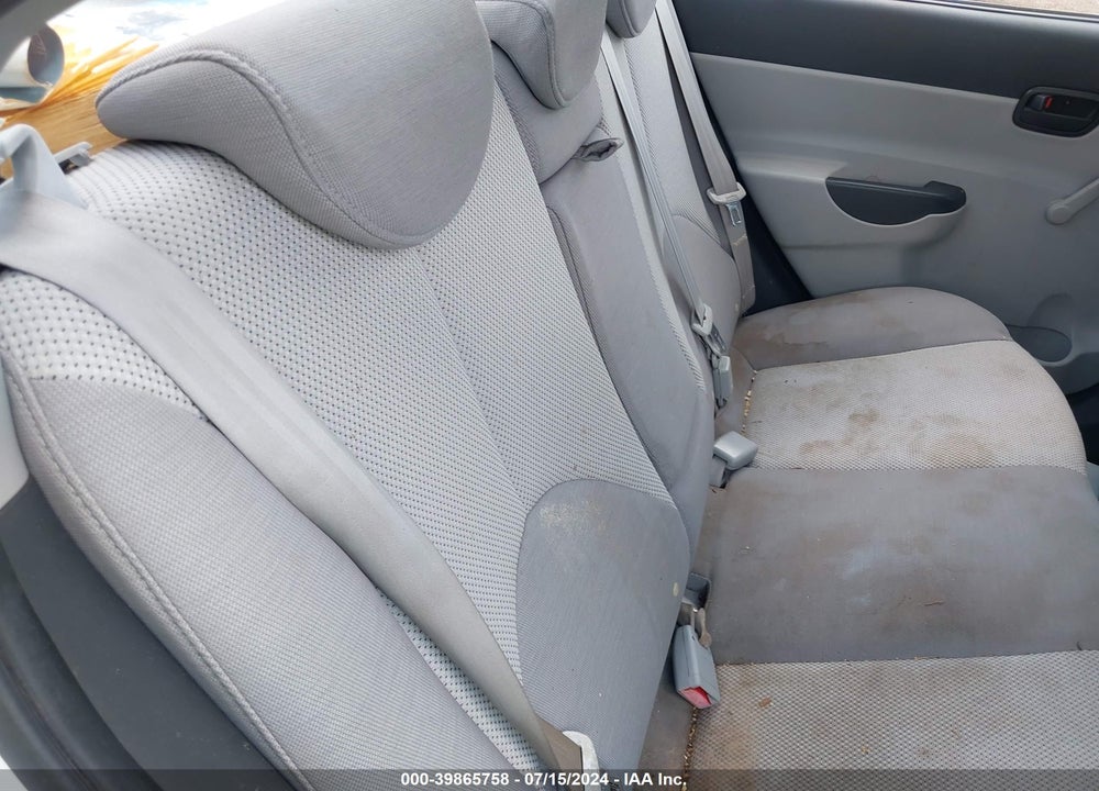 2009 HYUNDAI ACCENT GLS VIN: KMHCN46C19U293870