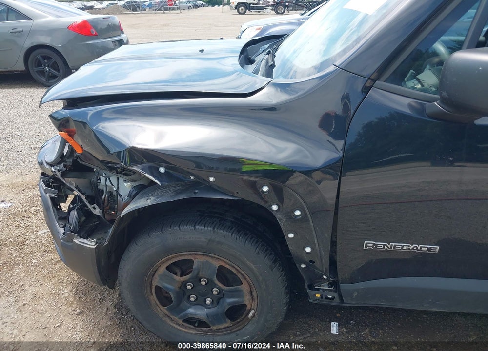 2016 JEEP RENEGADE SPORT VIN: ZACCJBAW0GPD81345