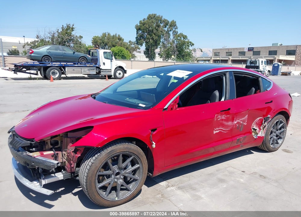 2018 TESLA MODEL 3 LONG RANGE/MID RANGE VIN: 5YJ3E1EA8JF044806