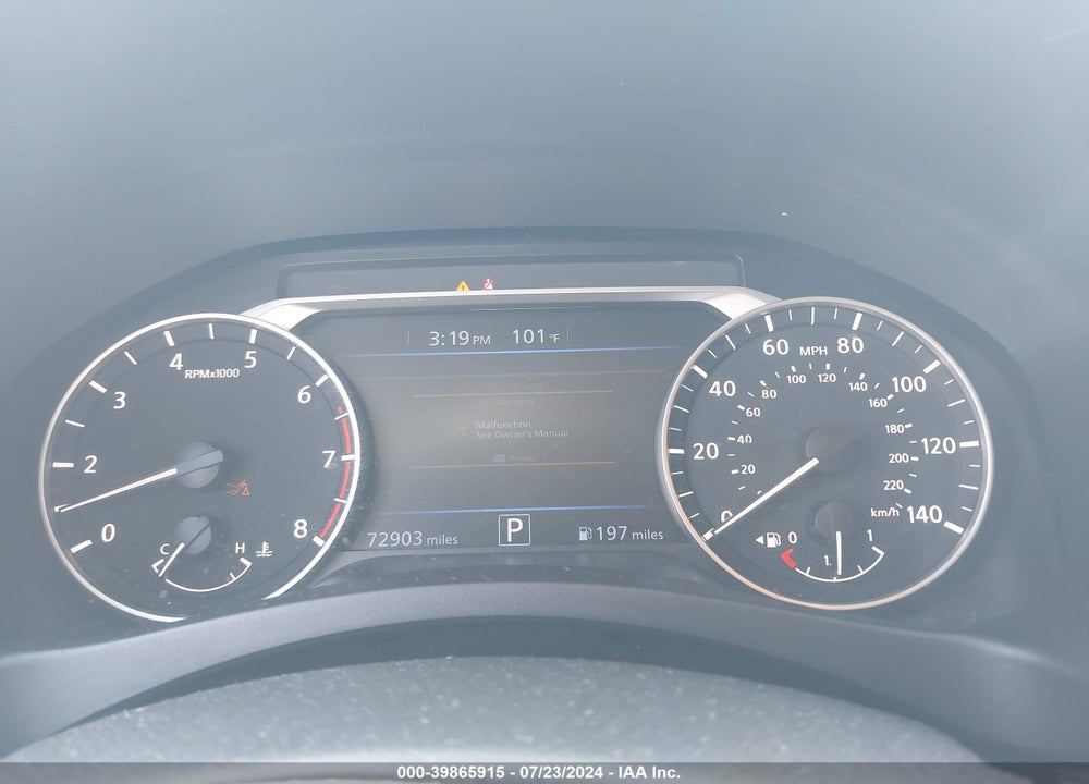 2019 NISSAN ALTIMA 2.5 SV VIN: 1N4BL4DW7KC208566