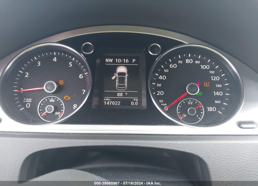 2012 VOLKSWAGEN CC LUX VIN: WVWHN7AN1CE523476