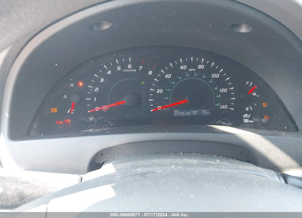 2009 TOYOTA CAMRY LE VIN: 4T4BE46K69R127966