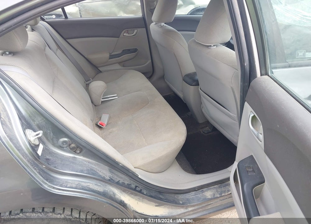 2012 HONDA CIVIC LX VIN: 19XFB2E53CE000882